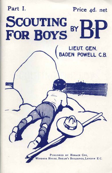 Cover von Scouting for boys. Von Wikimedia, gemeinfrei